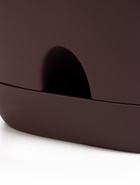 Горшок для цветов «Гранд», 15 л, d=29.5 см, h=31 см, пластиковый, с прикорневым поливом, фиолетовый - фото 60980297