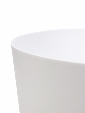 Горшок для цветов «Гранд», 4 л, d=19 см, h=20 см, пластиковый, с прикорневым поливом, белый