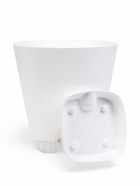 Кашпо с прикорневым поливом 8 л D-24см, H-25см белый "Гранд" - фото 60980312