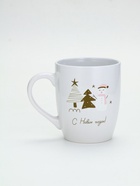 Кружка чайная новогодняя «С новым годом!», белая, 690 мл 10952846