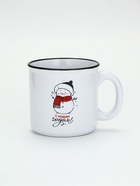 УЦЕНКА Кружка керамическая новогодняя «С новым годом!», 530 мл 10953279