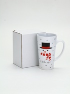 УЦЕНКА Кружка керамическая новогодняя «С новым годом! Снеговик», 450 мл 10956351