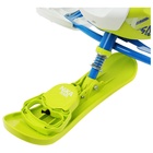 УЦЕНКА Снегокат Snowpatrol 2, со спинкой, с фонариком, белый, синий, SND4/3 Nika Kids 10960041