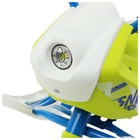 УЦЕНКА Снегокат Snowpatrol 2, со спинкой, с фонариком, белый, синий, SND4/3 Nika Kids - Фото 3