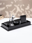 УЦЕНКА Набор настольный канцелярский 7в1 с визитницей, карандашницей, лупой и ножом для писем - Фото 4