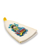 Шапка для бани и сауны «Матрешка в пузыриках», полиэфир, шерсть, белая - фото 61615096