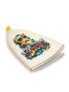 Шапка для бани и сауны «Матрешка в очках», полиэфир, шерсть, белая 10925621