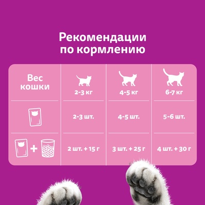 Влажный корм Whiskas для кошек, рагу индейка, 75 г