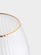 Набор бокалов для вина Magistro «Орион», 550 мл, 4 шт., 10×22 см, стекло, с золотой отводкой, прозрачный - Фото 3