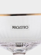 Набор бокалов для коктейлей Magistro «Орион», 270 мл, 6 шт., 15×11.2 см, стекло, с золотой отводкой, прозрачный - Фото 5