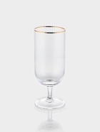 Набор бокалов для пива Magistro «Руно», 390 мл, 6 шт., 17.5×7 см, на ножке, стекло, с золотой отводкой, прозрачный - Фото 2