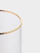 Набор бокалов для пива Magistro «Руно», 390 мл, 6 шт., 17.5×7 см, на ножке, стекло, с золотой отводкой, прозрачный - Фото 3