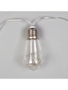 УЦЕНКА Гирлянда «Нить» 3 м с насадками «Лампа», IP20, прозрачная нить, 80 LED, свечение мульти, 8 режимов, 220 В - Фото 9