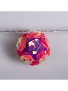 УЦЕНКА Гирлянда «Нить» 4.5 м с насадками «Цветочные шары», IP20, прозрачная нить, 15 LED, свечение белое, 220 В - Фото 7