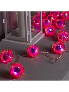 УЦЕНКА Гирлянда «Нить» 4.5 м с насадками «Цветочные шары», IP20, прозрачная нить, 15 LED, свечение белое, 220 В - Фото 8