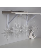 УЦЕНКА Гирлянда «Нить» 2 м с насадками «Полярная звезда», IP20, прозрачная нить, 30 LED, свечение мульти (RG/RB), мигание, 220 В 10960068