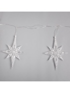 УЦЕНКА Гирлянда «Нить» 2 м с насадками «Полярная звезда», IP20, прозрачная нить, 30 LED, свечение мульти (RG/RB), мигание, 220 В 10960068