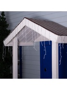 УЦЕНКА Гирлянда «Бахрома» 3×0.6 м, IP44, УМС, белая нить, 160 LED, свечение синее, 220 В - Фото 7