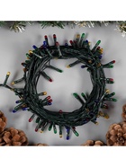 УЦЕНКА Гирлянда «Нить» 5.5 м, IP20, тёмная нить, 140 ламп, свечение мульти, 8 режимов, 220 В - Фото 8