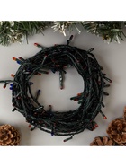 УЦЕНКА Гирлянда «Нить» 7 м, IP20, тёмная нить, 180 ламп, свечение мульти, 8 режимов, 220 В - Фото 7