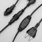 УЦЕНКА Гирлянда «Занавес» 2×3 м, IP44, УМС, тёмная нить, 760 SMD-LED, свечение белое, 220 В 10960079