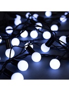 УЦЕНКА Гирлянда «Нить» 10 м с насадками «Шарики 1.5 см», IP44, тёмная нить, 100 LED, свечение белое, 8 режимов, 220 В - Фото 5