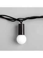 УЦЕНКА Гирлянда «Нить» 10 м с насадками «Шарики 1.5 см», IP44, тёмная нить, 100 LED, свечение белое, 8 режимов, 220 В - Фото 7