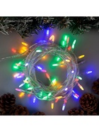 УЦЕНКА Гирлянда «Нить» 10 м с насадками «Игла», IP20, прозрачная нить, 100 LED, свечение мульти, 8 режимов, 220 В - Фото 6