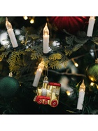 УЦЕНКА Гирлянда «Нить» 6 м с насадками «Свечи на прищепке», IP20, тёмная нить, 30 LED, свечение тёплое белое, 220 В - Фото 9