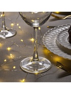 УЦЕНКА Гирлянда «Мишура» 5 м роса, IP20, серебристая нить, 100 LED, 2 режима, от батареек AAх3, свечение тёплое белое - Фото 6