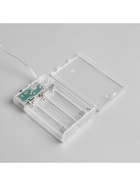 УЦЕНКА Гирлянда «Мишура» 5 м роса, IP20, серебристая нить, 100 LED, 2 режима, от батареек AAх3, свечение тёплое белое - Фото 8