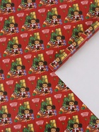 Бумага упаковочная глянцевая «С Новым годом», 70?100 см, Чебурашка (комплект 10 шт) - фото 60980319