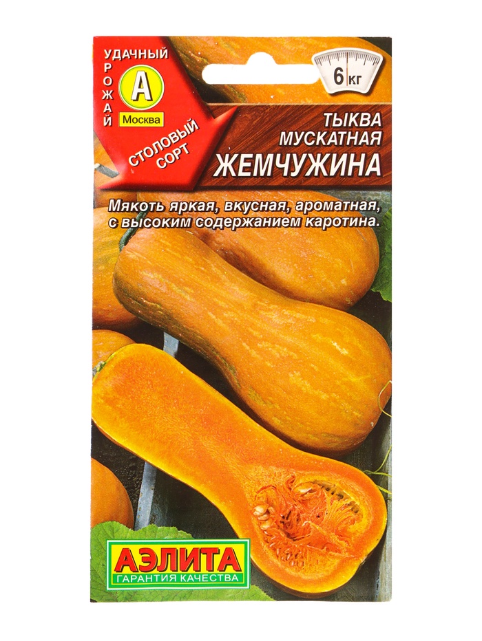 Семена Тыква мускатная Жемчужина, Ц/П,1 г - Фото 1