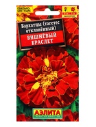 Семена цветов Бархатцы Вишневый браслет , Ц/П,0,3 г 10945314