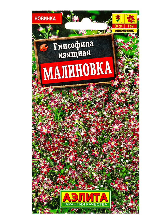 Семена цветов Гипсофила изящная Малиновка , Ц/П,0,05 г - Фото 1