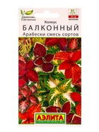 Семена цветов Колеус балконный Арабески, смесь сортов Мн Декоративно-лиственные, Ц/П,5 шт. - фото 809345366