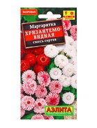 Семена цветов Маргаритка Хризантемовидная, смесь сортов Дв, Ц/П,0,05 г 10945567