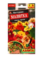 Семена цветов Настурция Малютка, смесь сортов , Ц/П,1 г 10945592