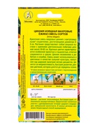 Семена цветов Цинния Махровые ёжики, смесь сортов , Ц/П,0,3 г - фото 61953058