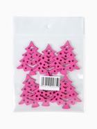 Декор "Красные елочки", набор 6 шт. 10946341