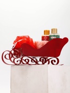 Подарочный набор новогодний в санях: гель для душа 2 шт., соль для ванны и мочалка, URAL LAB - фото 119551751