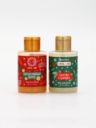 Подарочный набор новогодний в санях: гель для душа 2 шт., соль для ванны и мочалка, URAL LAB - фото 119551739