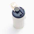 УЦЕНКА Термокружка, 450 мл, Coffee "Мастер К", сохраняет тепло до 6 ч, термометр, синяя - Фото 8