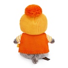 Мягкая игрушка "Кот Басик baby в жилете и шапочке с помпоном", 20 см BB-160 - фото 119359077