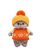 Мягкая игрушка «Кот Басик baby в жилете и шапочке с помпоном», 20 см - Фото 3