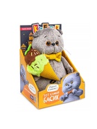 Мягкая игрушка «Кот Басик» с мороженым, 19 см - фото 8098104