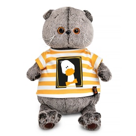 {{photo.Alt || photo.Description || 'Мягкая игрушка «Кот Басик в футболке с Гусиком», 22 см'}}