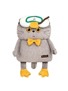 Мягкая игрушка «Кот Басик в маске для сна Гусик», 32 см - фото 8098113