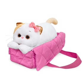 {{photo.Alt || photo.Description || 'Мягкая игрушка «Кошечка Ли-Ли в сумке-переноске», лежачая, 24 см'}}