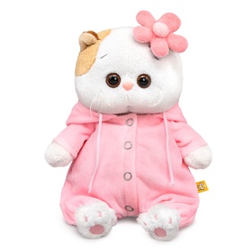 {{photo.Alt || photo.Description || 'Мягкая игрушка «Кошечка Ли-Ли» baby в комбинезоне и с цветочком, 20 см'}}